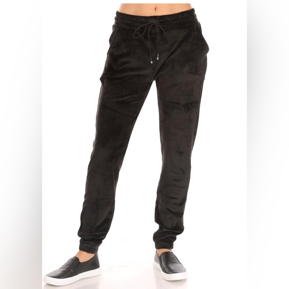 SUZETTE COLLECTION VELOUR JOGGERS
